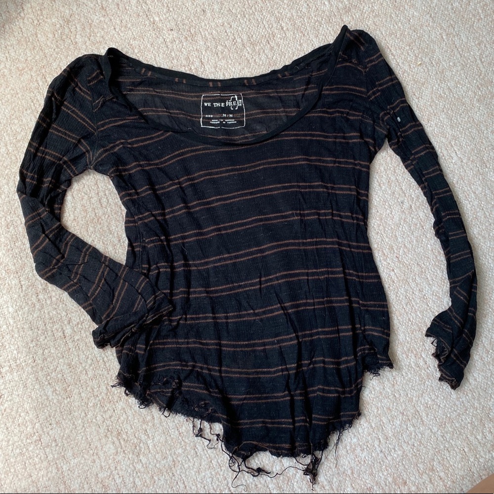 We the free long sleeve soft cotton shirt